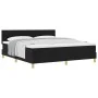 Cama Box Spring con Colchón Negra 180x200 cm Tela von , Betten und Lattenroste - Ref: Foro24-3338939, Preis: 559,61 €, Rabatt: %