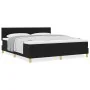 Cama Box Spring con Colchón Negra 180x200 cm Tela von , Betten und Lattenroste - Ref: Foro24-3338939, Preis: 559,61 €, Rabatt: %