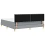 Cama de Somier con Colchón Gris Claro 180x200 cm Tela de , Camas y somieres - Ref: Foro24-3338937, Precio: 537,18 €, Descuent...