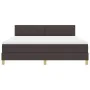 Cama con Somier y Colchón Marrón Oscuro 180x200 cm Tela von , Betten und Lattenroste - Ref: Foro24-3338940, Preis: 548,48 €, ...