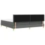 Cama con Base de Muelles con Colchón Gris Oscuro 200x200 cm Tela | Foro24.es | Tu tienda online para hogar, jardín y más Foro24.es