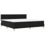Cama con Muelles y Colchón Negra 200x200 cm Tela von , Betten und Lattenroste - Ref: Foro24-3338946, Preis: 592,39 €, Rabatt: %