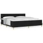 Cama con Muelles y Colchón Negra 200x200 cm Tela von , Betten und Lattenroste - Ref: Foro24-3338946, Preis: 592,39 €, Rabatt: %