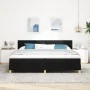 Cama con Muelles y Colchón Negra 200x200 cm Tela von , Betten und Lattenroste - Ref: Foro24-3338946, Preis: 592,39 €, Rabatt: %
