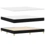 Cama con Muelles y Colchón Negra 200x200 cm Tela von , Betten und Lattenroste - Ref: Foro24-3338946, Preis: 592,39 €, Rabatt: %