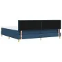 Cama Box Spring con Colchón Azul 200x200 cm Tela | Foro24.es | Tu tienda online para hogar, jardín y más Foro24.es