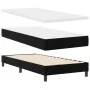 Cama Box Spring con Colchón Negro 90x200 cm Terciopelo by , Beds and slatted bases - Ref: Foro24-3339148, Price: 287,31 €, Di...
