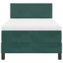 Cama Box Spring con Colchón Verde Oscuro 90x200 cm Terciopelo by , Beds and slatted bases - Ref: Foro24-3339149, Price: 314,2...