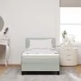Cama con Somier con Colchón Gris Claro 100x200 cm Terciopelo de , Camas y somieres - Ref: Foro24-3339152, Precio: 309,18 €, D...