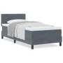 Cama con sommier y colchón Gris Oscuro 100x200 cm Terciopelo | Foro24.es | Tu tienda online para hogar, jardín y más Foro24.es