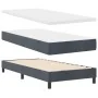 Cama con sommier y colchón Gris Oscuro 100x200 cm Terciopelo | Foro24.es | Tu tienda online para hogar, jardín y más Foro24.es