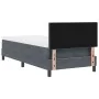 Cama con sommier y colchón Gris Oscuro 100x200 cm Terciopelo | Foro24.es | Tu tienda online para hogar, jardín y más Foro24.es