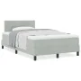 Cama con somier y colchón Gris Claro 120x200 cm Terciopelo | Foro24.es | Tu tienda online para hogar, jardín y más Foro24.es