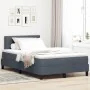 Cama con colchón Box Spring Gris oscuro 120x200 cm Terciopelo | Foro24.es | Tu tienda online para hogar, jardín y más Foro24.es