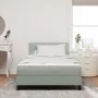 Cama con somier y colchón Gris Claro 120x200 cm Terciopelo | Foro24.es | Tu tienda online para hogar, jardín y más Foro24.es