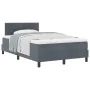 Cama con colchón Box Spring Gris oscuro 120x200 cm Terciopelo | Foro24.es | Tu tienda online para hogar, jardín y más Foro24.es