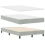 Cama con somier y colchón Gris Claro 120x200 cm Terciopelo | Foro24.es | Tu tienda online para hogar, jardín y más Foro24.es