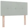 Cama con somier y colchón Gris Claro 120x200 cm Terciopelo | Foro24.es | Tu tienda online para hogar, jardín y más Foro24.es