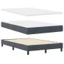 Cama con colchón Box Spring Gris oscuro 120x200 cm Terciopelo | Foro24.es | Tu tienda online para hogar, jardín y más Foro24.es