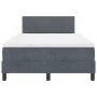 Cama con colchón Box Spring Gris oscuro 120x200 cm Terciopelo | Foro24.es | Tu tienda online para hogar, jardín y más Foro24.es