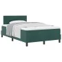 Cama Box Spring con Colchón Verde Oscuro 120x200 cm Terciopelo | Foro24.es | Tu tienda online para hogar, jardín y más Foro24.es