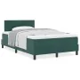 Cama Box Spring con Colchón Verde Oscuro 120x200 cm Terciopelo | Foro24.es | Tu tienda online para hogar, jardín y más Foro24.es