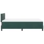 Cama Box Spring con Colchón Verde Oscuro 120x200 cm Terciopelo | Foro24.es | Tu tienda online para hogar, jardín y más Foro24.es