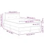 Cama Box Spring con Colchón Verde Oscuro 120x200 cm Terciopelo | Foro24.es | Tu tienda online para hogar, jardín y más Foro24.es