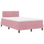 Cama con sommier y colchón Rosa 120x200 cm Terciopelo by , Beds and slatted bases - Ref: Foro24-3339169, Price: 371,78 €, Dis...