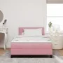 Cama con sommier y colchón Rosa 120x200 cm Terciopelo by , Beds and slatted bases - Ref: Foro24-3339169, Price: 371,78 €, Dis...