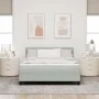 Cama Box Spring con colchón Gris Claro 140x190 cm Terciopelo de , Camas y somieres - Ref: Foro24-3339170, Precio: 440,94 €, D...