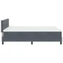 Cama Box Spring con Colchón Gris Oscuro 140x190 cm Terciopelo by , Beds and slatted bases - Ref: Foro24-3339171, Price: 438,7...
