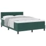 Cama Box Spring con colchón Verde Oscuro 140x190 cm Terciopelo | Foro24.es | Tu tienda online para hogar, jardín y más Foro24.es