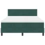 Cama Box Spring con colchón Verde Oscuro 140x190 cm Terciopelo | Foro24.es | Tu tienda online para hogar, jardín y más Foro24.es