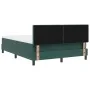 Cama Box Spring con colchón Verde Oscuro 140x190 cm Terciopelo | Foro24.es | Tu tienda online para hogar, jardín y más Foro24.es