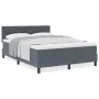 Cama Box Spring con Colchón Gris Oscuro 140x200 cm Terciopelo | Foro24.es | Tu tienda online para hogar, jardín y más Foro24.es