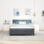 Cama Box Spring con Colchón Gris Oscuro 140x200 cm Terciopelo | Foro24.es | Tu tienda online para hogar, jardín y más Foro24.es