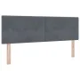 Cama Box Spring con Colchón Gris Oscuro 140x200 cm Terciopelo | Foro24.es | Tu tienda online para hogar, jardín y más Foro24.es