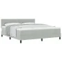 Cama con somier y colchón Gris Claro Super King Terciopelo von , Betten und Lattenroste - Ref: Foro24-3339188, Preis: 531,03 ...