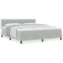 Cama con somier y colchón Gris Claro Super King Terciopelo von , Betten und Lattenroste - Ref: Foro24-3339188, Preis: 531,03 ...
