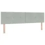 Cama con somier y colchón Gris Claro Super King Terciopelo von , Betten und Lattenroste - Ref: Foro24-3339188, Preis: 531,03 ...