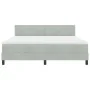 Cama con somier y colchón Gris Claro Super King Terciopelo von , Betten und Lattenroste - Ref: Foro24-3339188, Preis: 531,03 ...