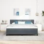 Cama Box Spring con colchón gris oscuro Super King terciopelo | Foro24.es | Tu tienda online para hogar, jardín y más Foro24.es