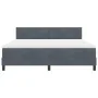 Cama Box Spring con colchón gris oscuro Super King terciopelo | Foro24.es | Tu tienda online para hogar, jardín y más Foro24.es
