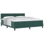 Cama Box Spring con colchón Verde Oscuro Super King Aterciopelado | Foro24.es | Tu tienda online para hogar, jardín y más Foro24.es