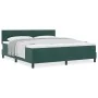 Cama Box Spring con colchón Verde Oscuro Super King Aterciopelado | Foro24.es | Tu tienda online para hogar, jardín y más Foro24.es