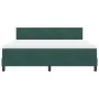 Cama Box Spring con colchón Verde Oscuro Super King Aterciopelado | Foro24.es | Tu tienda online para hogar, jardín y más Foro24.es