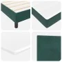 Cama Box Spring con colchón Verde Oscuro Super King Aterciopelado | Foro24.es | Tu tienda online para hogar, jardín y más Foro24.es