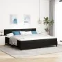 Cama Box Spring con Colchón Negro 200x200 cm Terciopelo by , Beds and slatted bases - Ref: Foro24-3339196, Price: 587,75 €, D...