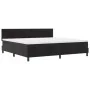 Cama Box Spring con Colchón Negro 200x200 cm Terciopelo by , Beds and slatted bases - Ref: Foro24-3339196, Price: 587,75 €, D...